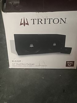 Brands New Triton Speaker 12"
