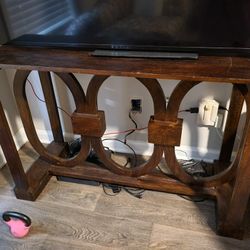 Wood Console Table 