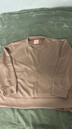 Tan Crew Neck Sweatshirt-xl new