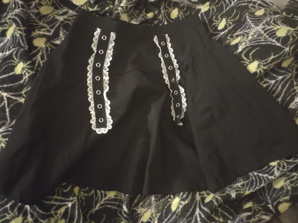 Black Flowy Skirt