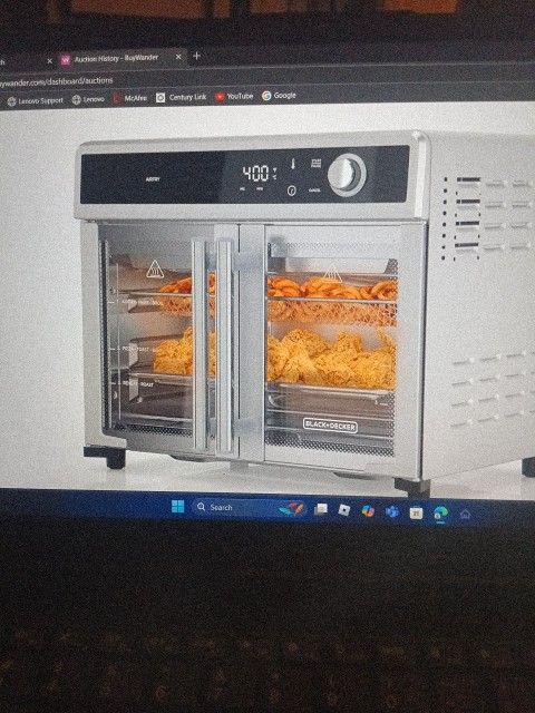 Black+Decker Crisp ' Bake Air fryer Toaster Oven