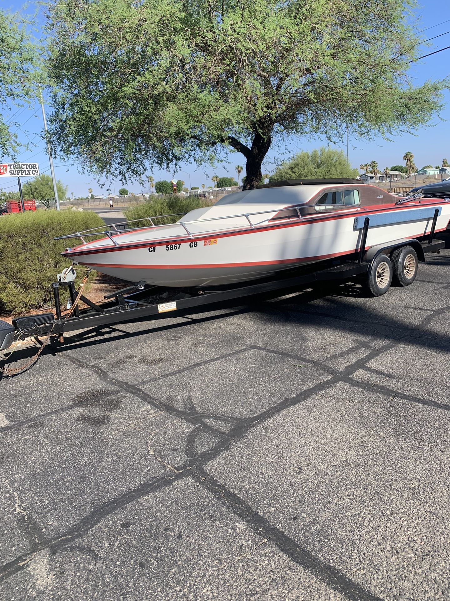 1977 Sleek Craft Executive 23 foot jet boat