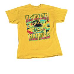 Brisco Brands  Sz M Men Graphic Tee shirt Yellow