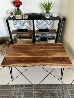 Gorgeous Solid Wood Glazed Table Modern