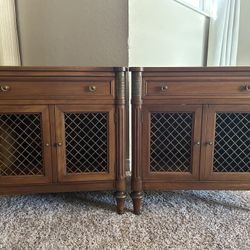 💎 Rare Original Kindel French Regency Louis XVI End Tables/Nightstands