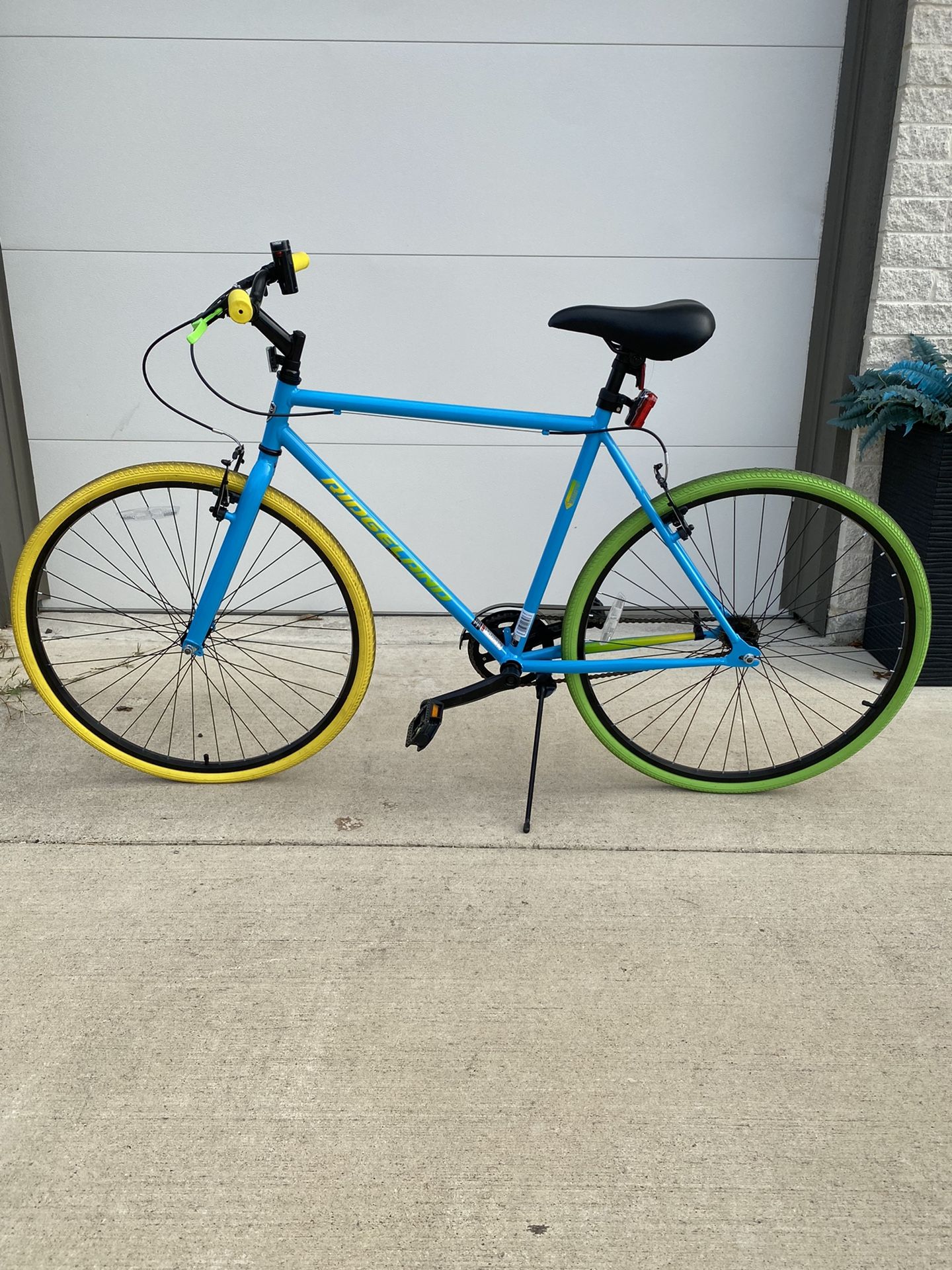 Ridgeland Bike Blue Green Kent 700c Ridgeland Hybrid Review KENT