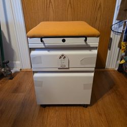 Small Movable Filing Cabinet 