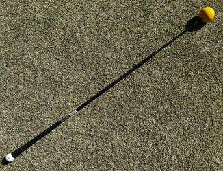 GOLF ORANGE WHIP SWING TRAINER 48"