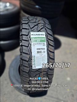 KUMHO ROAD VENTURE RT 265/70R17 XL
