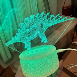 USB RBG LED dinosaur Changing Light