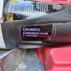 Robert’s Longneck Plus 6” Jam Saw 