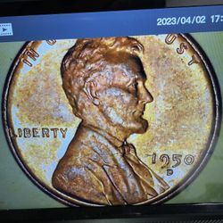 1950 D Penny