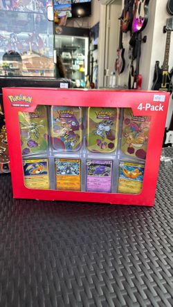 Pokemon Sam’s Club Tin 4-Pack • TRADE IN YOUR OLD GAMES FOR CREDIT