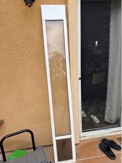 Pet Glass Door for Sliding door (75 - 81 “) _ Medium