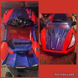 Spiderman Ride Along Car 