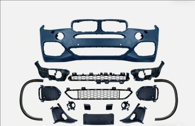 For 2014-2019 BMW X5 F15 Upgrade to M-Tech Style Front Bumper Kit w/Grille