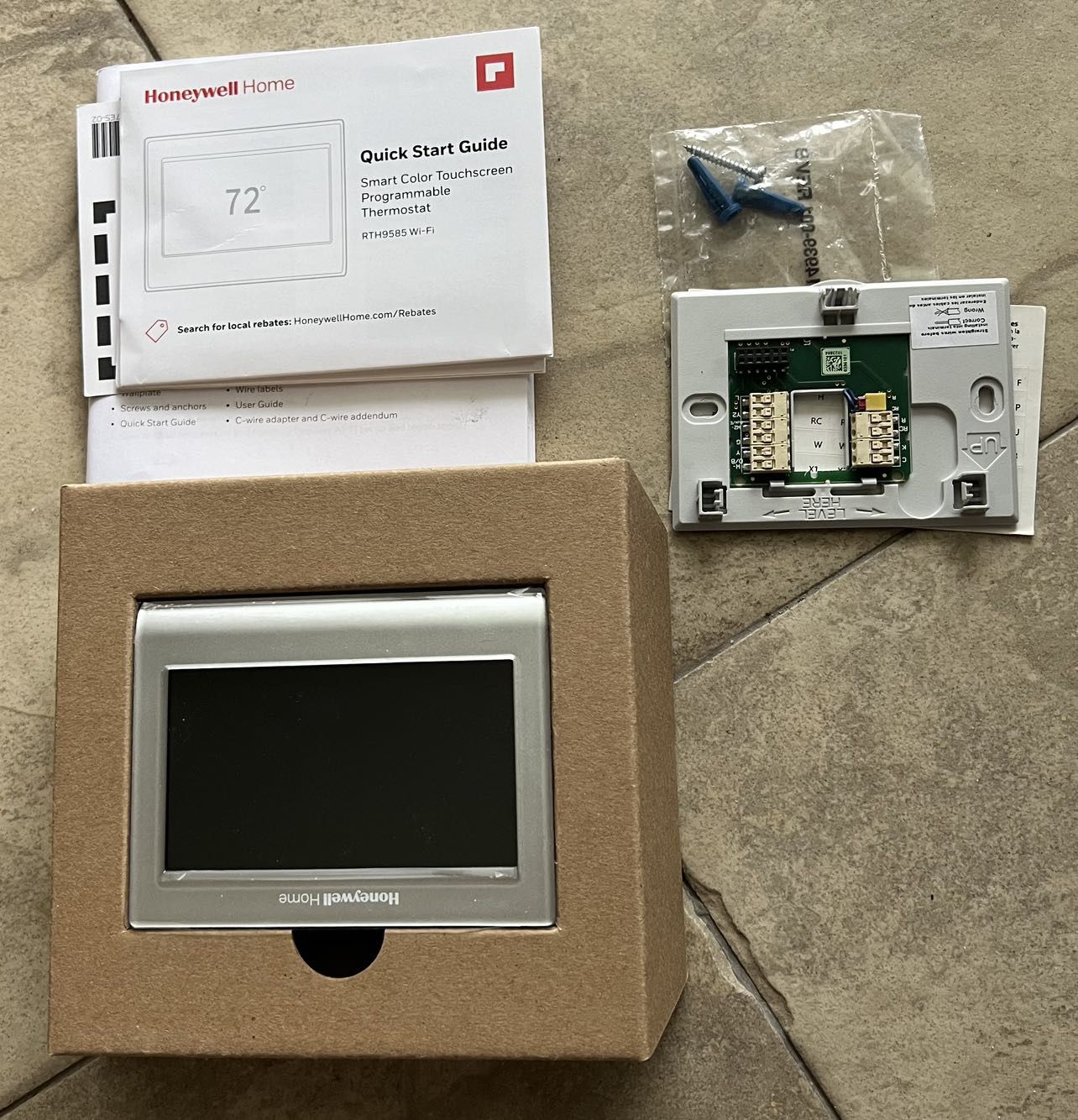 NEW Honeywell Home RTH9585WF Wi-Fi Smart Thermostat