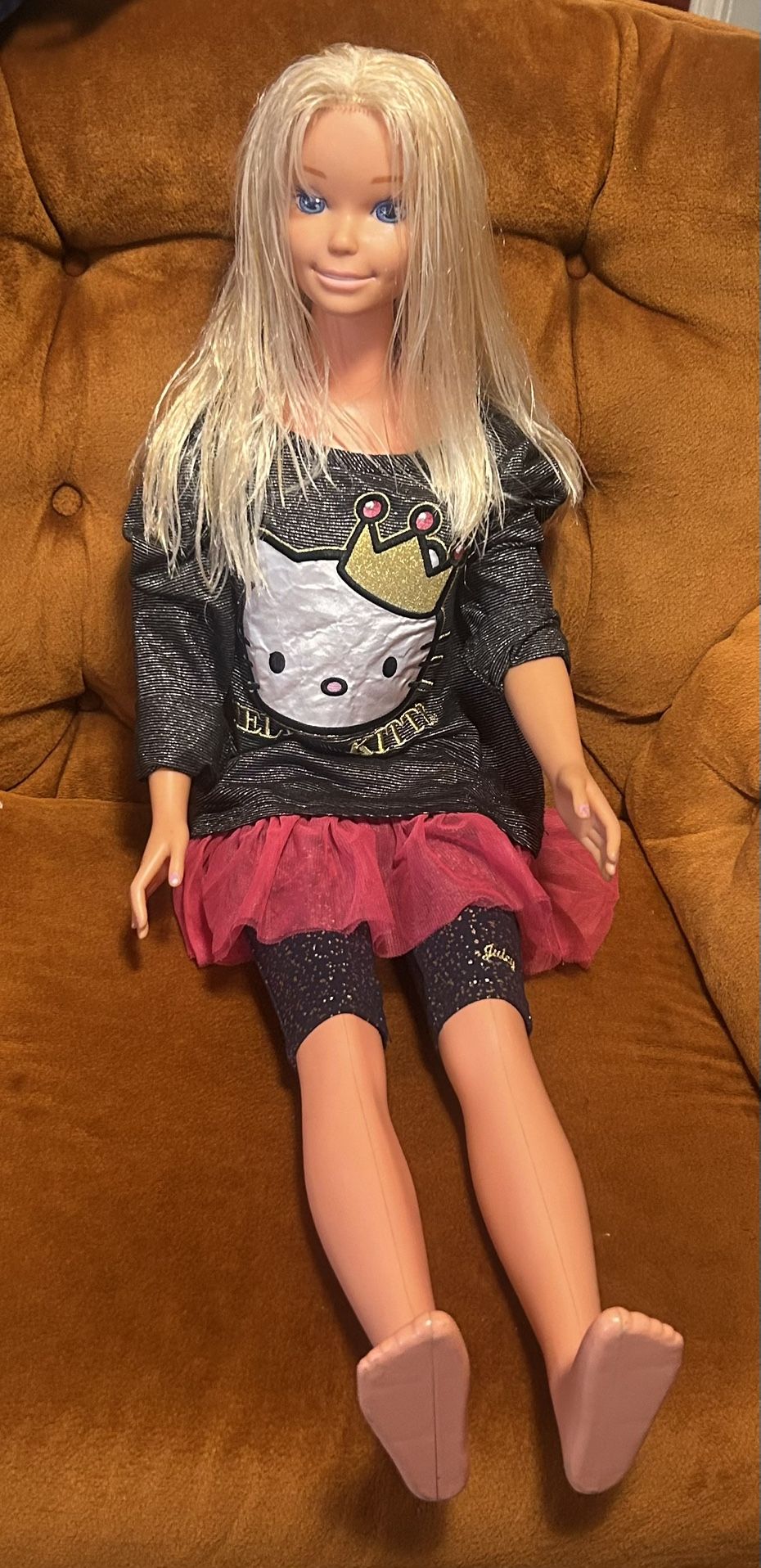 MY LIFE SIZE BARBIE DOLL XLARGE 3 FEET 1992 RETRO VINTAGE COLLECTIBLE BLONDE