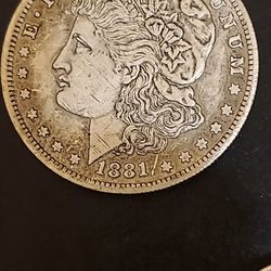 1881 Morgan Silver Dollar