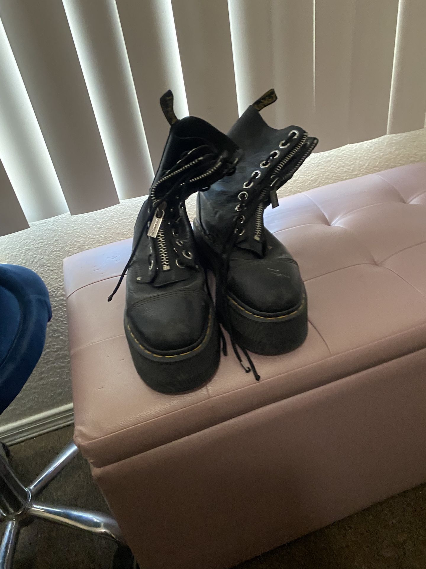 Dr.Martens sinclair hi max ブーツ 厚底 UK6 Sinclair Milled Nappa 