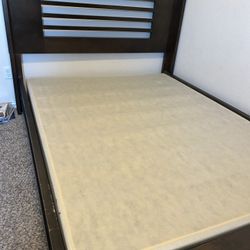 Queen Bed ( Solid Wood)