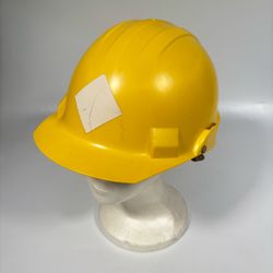 Vintage E.D. Bullard Yellow Firefighter Helmet Hard Boiled halloween Costume