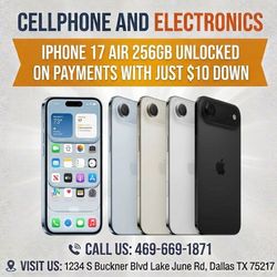 iPhone 17 Air 256GB Unlocked - On Payments With Just $10 Down (No Credit Needed 🤩)