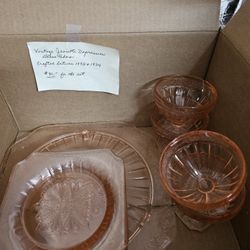 Depression Glass Set