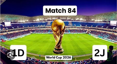 WORLD CUP ROUND OF 32 MATCH 84 - 1H vs 2J