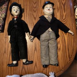 Laurel and Hardy Porcelain Dolls 