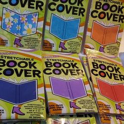11 Standard Stetchable Book Covers. 8 Different Colors.