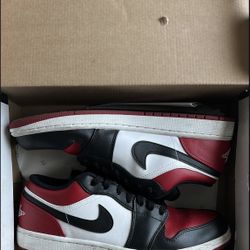 Jordan 1 Bred Toe Lows