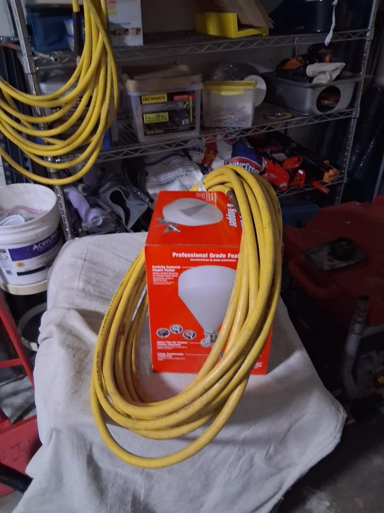 Texture Gun &hopper And Hose
