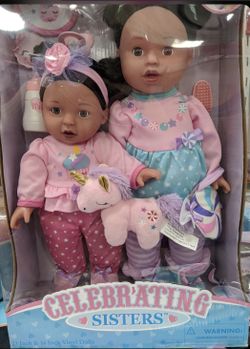 Double the fun... Sister dolls