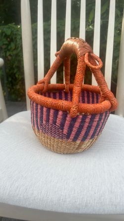 Cute Rezistent And Quality Handwoven African Basket Set