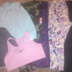 Women's 7 Piece Workout Clothes Bundle Size Xl