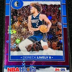 Dereck Lively II Winter Snowflakes Holo Foil Purple Prizm