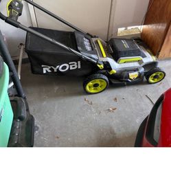 Ryobi Lawn Mower And Weed eater 