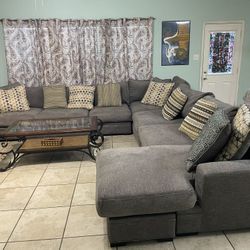 Sectional style sofa set