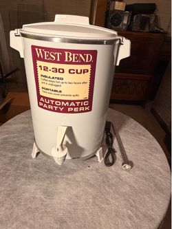 West Bend Automatic Party Perk 12-30 Cup Coffee Maker