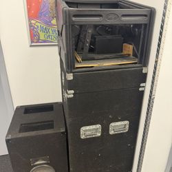 Rack case - Speaker - Mics and Karaoke system