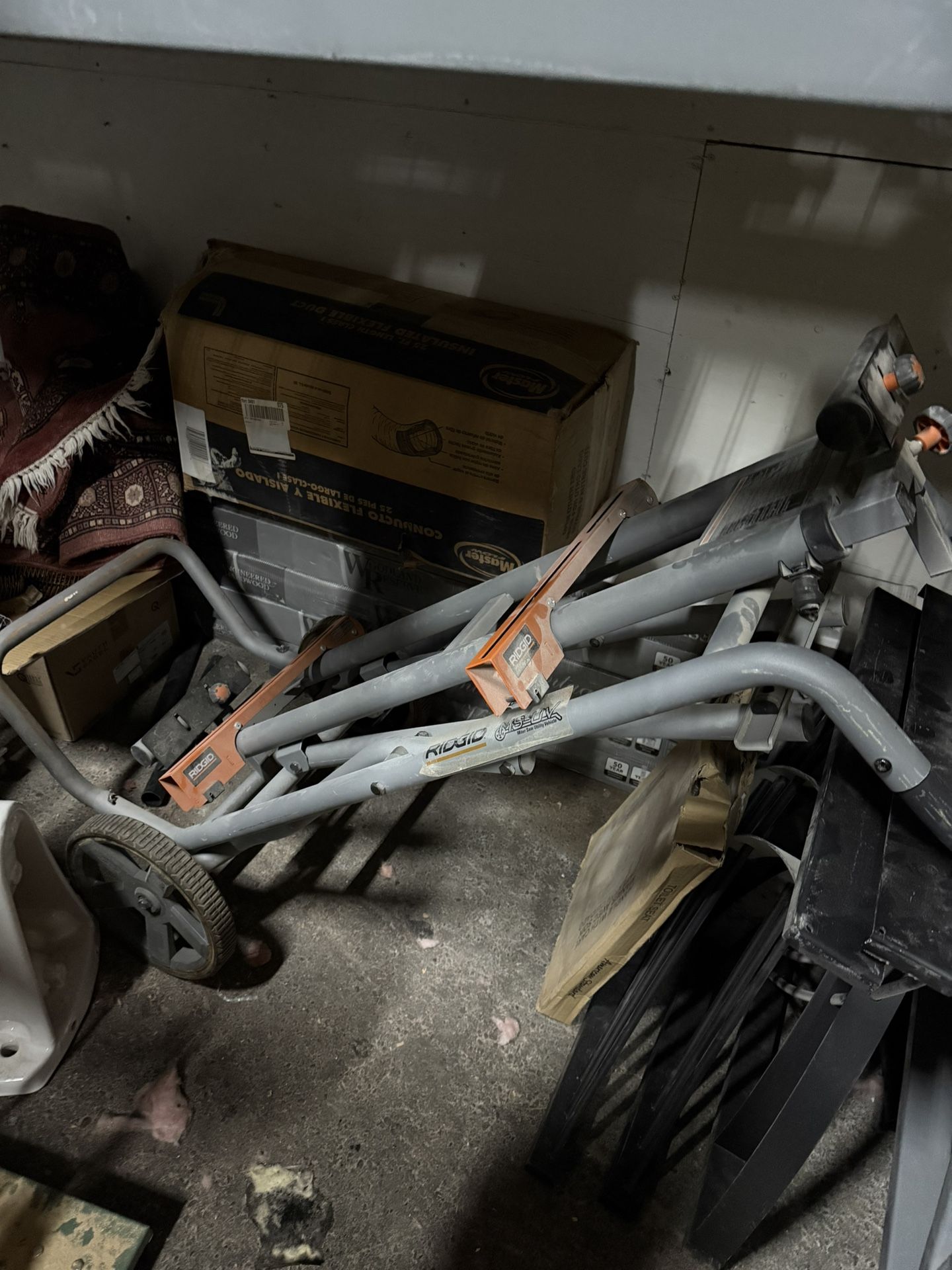 Rigit Porting Stand For Chop Saw And Table Saw