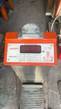 Dickson Weighing Machine