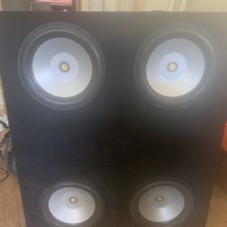 Huge Custom Sub Speaker Box Including  Four 15’s 