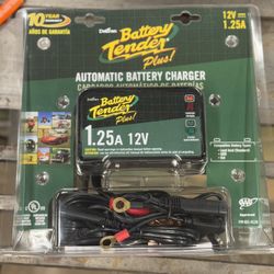New Deltran Battery Automatic Battery Charger, Tender Plus 12V 1.25A  