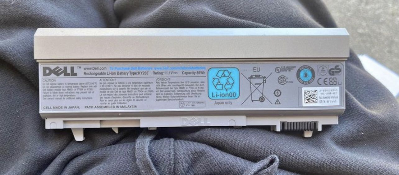 Genuine Dell Type KY265 Battery for Latitude E6400, E6410, E6500, E6510 ~ FU441