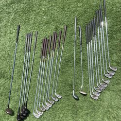 Full Used Golf Club Set Bundle - Cobra, Browning,  Pro Player, and Honma Super Big-LB Titanium Driver 10.5° Vintage golf club