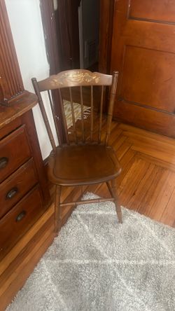 L Hitchcock Oak Stonington Stenciled Chairs -