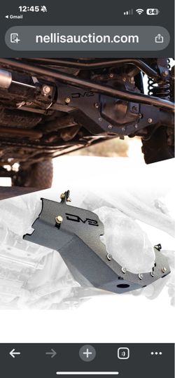 Jeep DV8 front differential skid plate