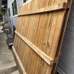 Heavy Duty 6ft x 8ft Wood Privacy Fence Panels – 3 Panels